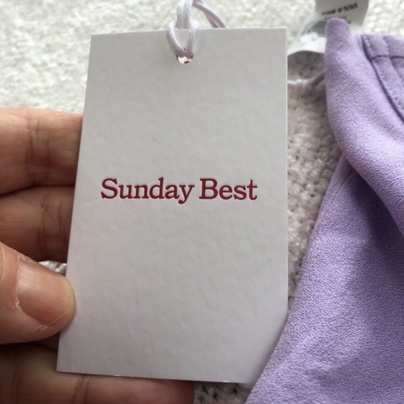 SUNDAY BEST purple dress with tags. Size small quality made dress - Picture 7 of 11